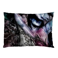 Watercolor Girl Pillow Case by MRNStudios