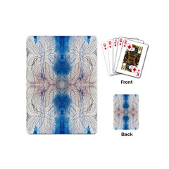 Mixed Media Art Playing Cards Single Design (mini) by kaleidomarblingart