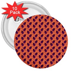 Leafs 3  Buttons (10 Pack)  by Sparkle