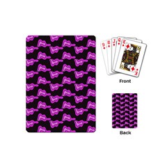 Abstract Waves Playing Cards Single Design (mini) by SychEva