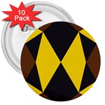 Abstract pattern geometric backgrounds   3  Buttons (10 pack)  Front