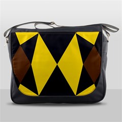 Abstract Pattern Geometric Backgrounds   Messenger Bag by Eskimos