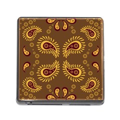 Floral Pattern Paisley Style Paisley Print  Doodle Background Memory Card Reader (square 5 Slot) by Eskimos