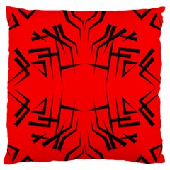Abstract Pattern Geometric Backgrounds   Large Flano Cushion Case (two Sides) by Eskimos