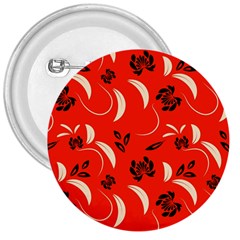 Folk Flowers Print Floral Pattern Ethnic Art 3  Buttons by Eskimos