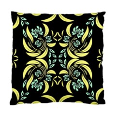 Floral Folk Damask Pattern Fantasy Flowers  Standard Cushion Case (two Sides) by Eskimos