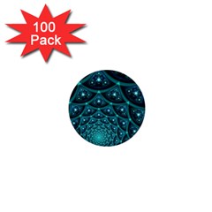 Fractal 1  Mini Buttons (100 Pack)  by Sparkle