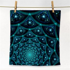 Fractal Face Towel by Sparkle