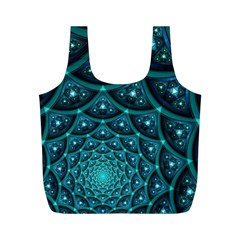 Fractal Full Print Recycle Bag (m) by Sparkle