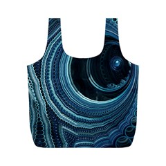 Fractal Full Print Recycle Bag (m) by Sparkle
