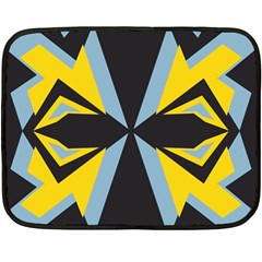Abstract Pattern Geometric Backgrounds   Fleece Blanket (mini) by Eskimos