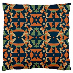 Abstract Pattern Geometric Backgrounds   Large Flano Cushion Case (two Sides) by Eskimos