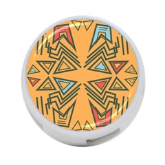 Abstract Pattern Geometric Backgrounds   4-port Usb Hub (one Side) by Eskimos