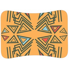 Abstract Pattern Geometric Backgrounds   Velour Seat Head Rest Cushion by Eskimos