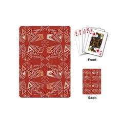 Abstract Pattern Geometric Backgrounds   Playing Cards Single Design (mini) by Eskimos