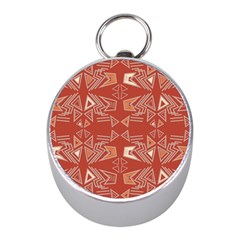 Abstract Pattern Geometric Backgrounds   Mini Silver Compasses by Eskimos