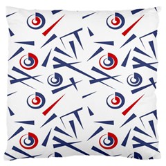 Abstract Pattern Geometric Backgrounds   Large Flano Cushion Case (two Sides) by Eskimos