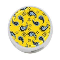 Floral Pattern Paisley Style Paisley Print  Doodle Background 4-port Usb Hub (one Side) by Eskimos
