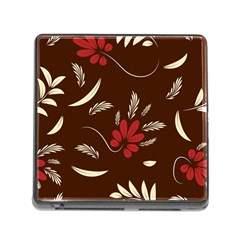 Sfolk Flowers Print Floral Pattern Ethnic Art Memory Card Reader (square 5 Slot) by Eskimos