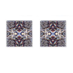 Diamonds And Flowers Cufflinks (square) by MRNStudios