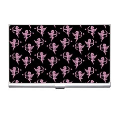 Cupid Pattern Business Card Holder by Valentinaart
