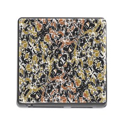Modern Camo Tropical Print Design Memory Card Reader (square 5 Slot) by dflcprintsclothing