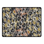 Modern Camo Tropical Print Design Double Sided Fleece Blanket (Small)  45 x34  Blanket Back