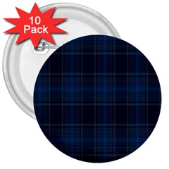 Checks 3  Buttons (10 Pack)  by Sparkle