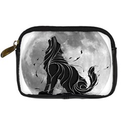 Lobo-lunar Digital Camera Leather Case by mundodeoniro