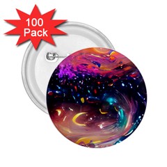 Galaxy Glass 2 25  Buttons (100 Pack)  by Dazzleway