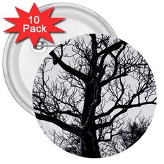 Shadows In The Sky 3  Buttons (10 Pack)  by DimitriosArt