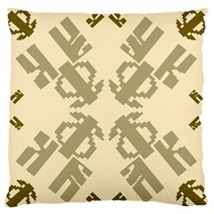 Abstract Pattern Geometric Backgrounds   Large Flano Cushion Case (two Sides) by Eskimos