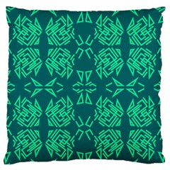 Abstract Pattern Geometric Backgrounds   Large Flano Cushion Case (one Side) by Eskimos