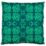 Abstract pattern geometric backgrounds   Large Flano Cushion Case (One Side) Front