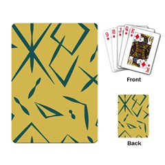 Abstract Pattern Geometric Backgrounds   Playing Cards Single Design (rectangle) by Eskimos