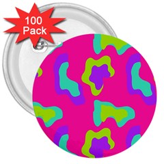 Abstract Pattern Geometric Backgrounds   3  Buttons (100 Pack)  by Eskimos