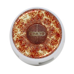 Chartres Double Infinity Antique Mandala 4-port Usb Hub (one Side) by EDDArt