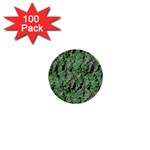 Botanic Camouflage Pattern 1  Mini Buttons (100 pack)  Front