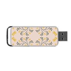 Abstract Pattern Geometric Backgrounds   Portable Usb Flash (one Side) by Eskimos