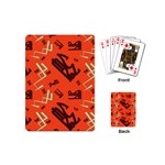 Abstract pattern geometric backgrounds   Playing Cards Single Design (Mini) Back