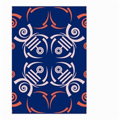 Abstract Pattern Geometric Backgrounds   Small Garden Flag (two Sides) by Eskimos