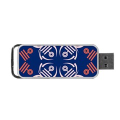 Abstract Pattern Geometric Backgrounds   Portable Usb Flash (one Side) by Eskimos