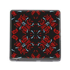 Abstract Pattern Geometric Backgrounds   Memory Card Reader (square 5 Slot) by Eskimos