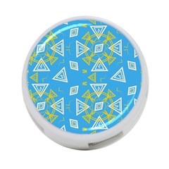 Abstract Pattern Geometric Backgrounds   4-port Usb Hub (one Side) by Eskimos