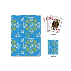 Abstract Pattern Geometric Backgrounds   Playing Cards Single Design (mini) by Eskimos