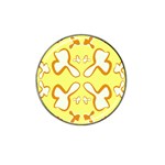Abstract pattern geometric backgrounds   Hat Clip Ball Marker (10 pack) Front