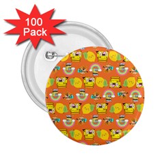 Minionspattern 2 25  Buttons (100 Pack)  by Sparkle