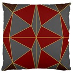 Abstract pattern geometric backgrounds   Standard Flano Cushion Case (Two Sides) Front