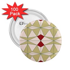 Abstract Pattern Geometric Backgrounds   2 25  Buttons (100 Pack)  by Eskimos