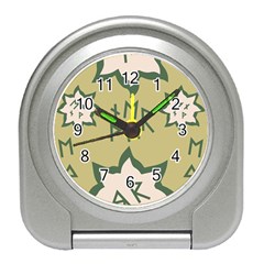 Abstract Pattern Geometric Backgrounds   Travel Alarm Clock by Eskimos